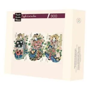 PUZZLE BOIS WILSON - K. EISEN : LES TROIS COURTISANES - 900 PIECES