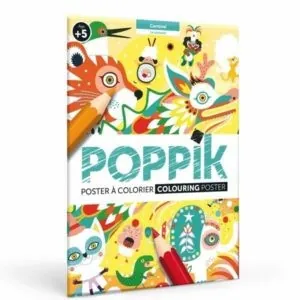 POSTER A COLORIER CARNAVAL - POPPIK