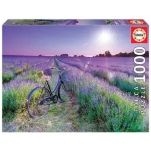 PUZZLE EDUCA : VELO DANS LE CHAMP DE LAVANDE - 1000 PIECES *