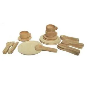 DINETTE EN BOIS NATUREL - EGMONT TOYS