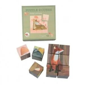 PUZZLE CUBES FORET - EGMONT TOYS - 9 PIECES