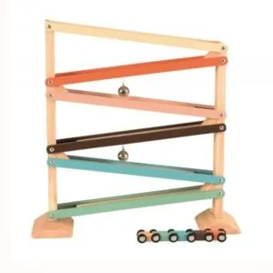 TOBOGGAN 5 COULEURS AVEC VOITURES - EGMONT TOYS