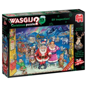 PUZZLE WASGIJ - CHRISTMAS 17 : L'INSPECTION DES LUTINS - 2X1000 PIECES