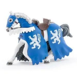 CHEVAL DU CHEVALIER BLEU A LA LANCE - PAPO