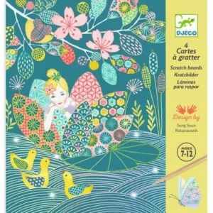 POCHETTE CARTES A GRATTER - L'ETANG - DJECO