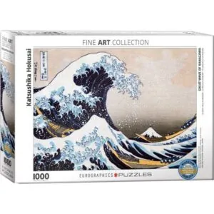 PUZZLE EUROGRAPHICS - BEAUX-ARTS - K. HOKUSAI : LA GRANDE VAGUE DE KANAGAWA - 1000 PIECES