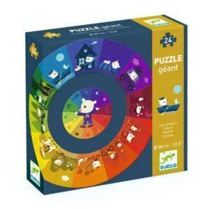 PUZZLE DJECO : LES COULEURS - 24 PIECES