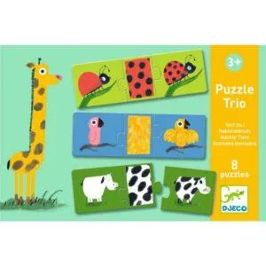 PUZZLE DJECO TRIO : TOUT NU