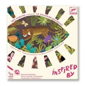 POCHETTE DECALCOMANIES - BEX PARKINS INSPIRED BY D. ROUSSEAU - CANDIDES - DJECO