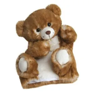 PELUCHE DOUCE MARIONNETTE OURS - HISTOIRE D'OURS