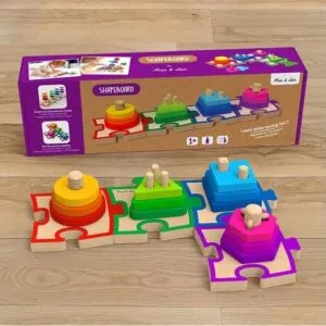 PUZZLE BOIS SHAPEBOARD - MAX ET LEA