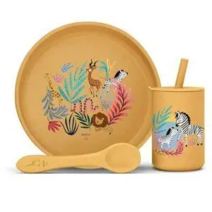 COFFRET VAISSELLE SILICONE SAVANE ZABEIL-LABEL TOUR