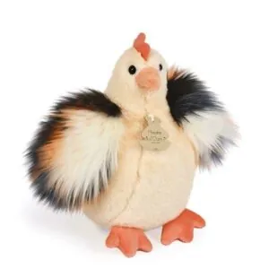 PELUCHE LES POULETTES -  BEIGE - HISTOIRE D'OURS