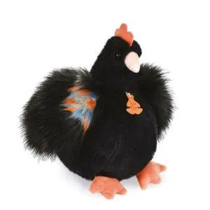 PELUCHE POULETTE - NOIRE - HISTOIRE D'OURS