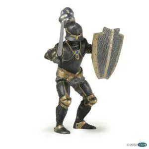 CHEVALIER EN ARMURE NOIRE - PAPO