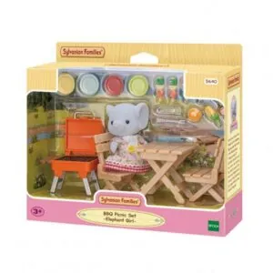 LA FILLE ELEPHANT ET SON PIQUE NIQUE - SYLVANIAN FAMILIES