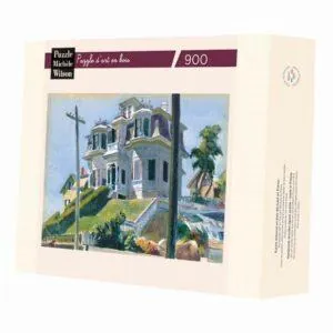PUZZLE BOIS WILSON - E. HOPPER : LA MAISON DES HASKELL - 900 PIECES