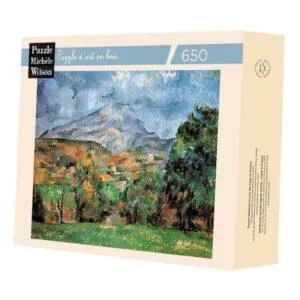 PUZZLE BOIS WILSON - P. CEZANNE : MONTAGNE SAINTE VICTOIRE - 650 PIECES