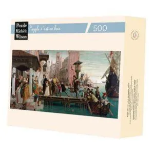 PUZZLE BOIS WILSON - J. TISSOT : LE DEPART DE L'ENFANT PRODIGE - 500 PIECES