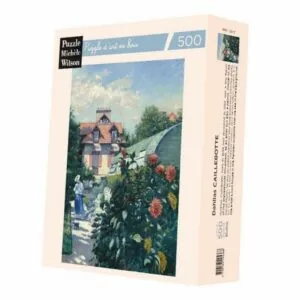 PUZZLE BOIS WILSON - G. CAILLEBOTTE  : LES DAHLIAS - 500 PIECES