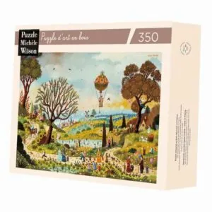 PUZZLE BOIS WILSON - A. THOMAS : SCENE CHAMPETRE - 350 PIECES