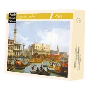 PUZZLE BOIS WILSON - CANALETTO : LE RETOUR DU BUCENTAURE - 750 PIECES