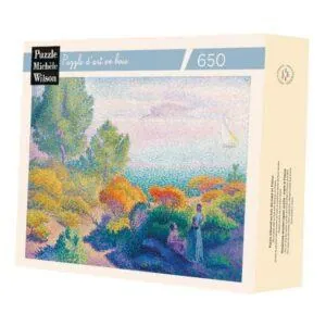 PUZZLE BOIS WILSON - H. EDMOND. CROSS : DEUX FEMMES AU BORD DE LA MER - 650 PIECES