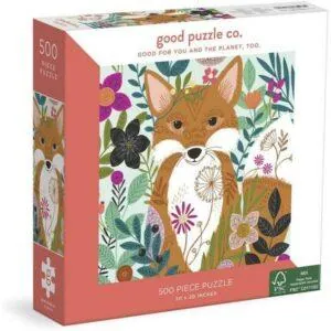 PUZZLE GOOD PUZZLE CO : RENARD ET FLEURS - 500 PIECES