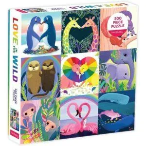 PUZZLE MUDPUPPY LOVE IN WILD - 500 PIECES
