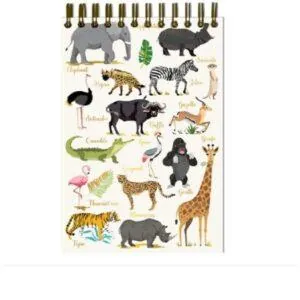 CARNET DE DESSIN SAVANE - CARTES D'ART