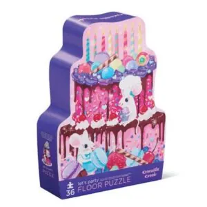 PUZZLE CROCODILE CREEK GEANT : LA FETE DES SOURIS - 36 PIECES