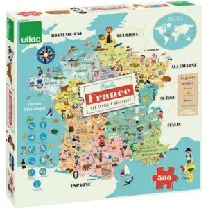 PUZZLE CARTE DE FRANCE - VILAC - 300 PIECES