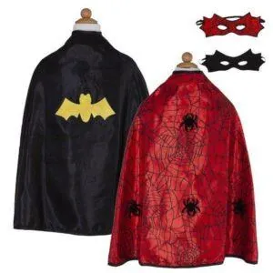 CAPE REVERSIBLE CHAUVE SOURIS / ARAIGNEE 3-4 ANS - GREAT PRETENDERS