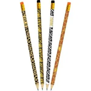 SET DE 4 CRAYONS A PAPIER ANIMAUX - CARTES D'ART