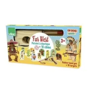 PISTOLET A ELASTIQUES - FAR WEST - VILAC
