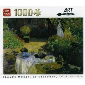 PUZZLE KING ART - C. MONET : LE DEJEUNER - 1000 PIECES