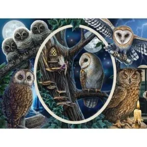 PUZZLE PRIME 3D - L. PARKER : NOBLE CHOUETTE - 500 PIECES