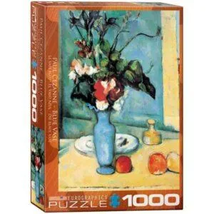 PUZZLE EUROGRAPHICS BEAUX ARTS - P. CEZANNE : LE VASE BLEU - 1000 PIECES