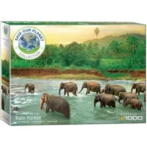 PUZZLE EUROGRAPHICS SAUVER NOTRE PLANETE : FORET TROPICALE - 1000 PIECES