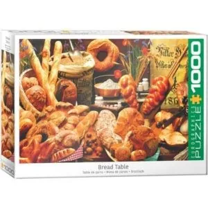 PUZZLE EUROGRAPHICS : TABLE DE PAINS - 1000 PIECES