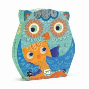 PUZZLE DJECO : COUCOU HIBOU - 24 PIECES