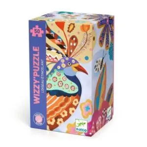 PUZZLE DJECO WIZZY : OISEAU ETINCELANT - 50 PIECES