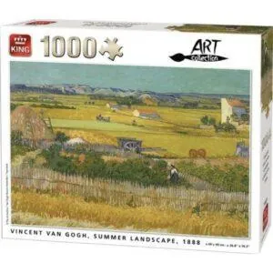 PUZZLE KING ART - V. V. GOGH : PAYSAGE D'ETE - 1000 PIECES