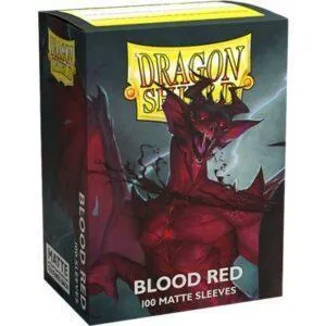 100 DRAGON SHIELD MATTE - BLOOD RED