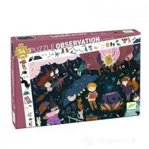 PUZZLE DJECO OBSERVATION : APPRENTIS SORCIERS - 54 PIECES