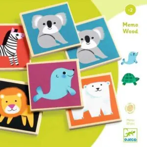 MEMO BOIS - ANIMAUX - DJECO