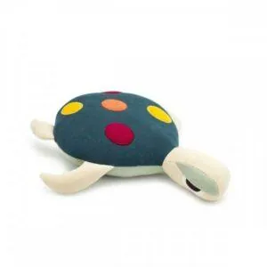 COUSSIN MOYENNE TORTUE BLEU OCEAN - L'OISEAU BATEAU