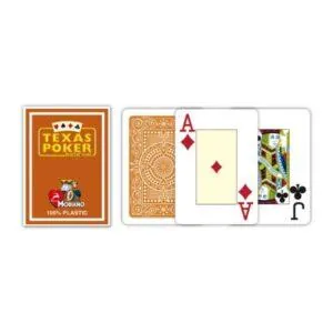 Texas Poker 2 Jumbo Index Brown