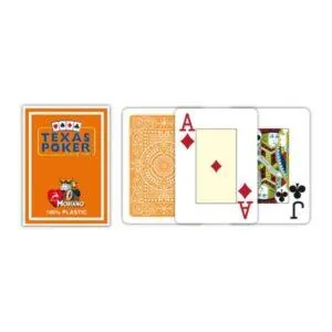 Texas Poker 2 Jumbo Index Orange