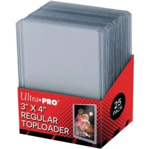 ULTRA PRO - 25 TOPLOADER REGULAR TRANSPARENTS